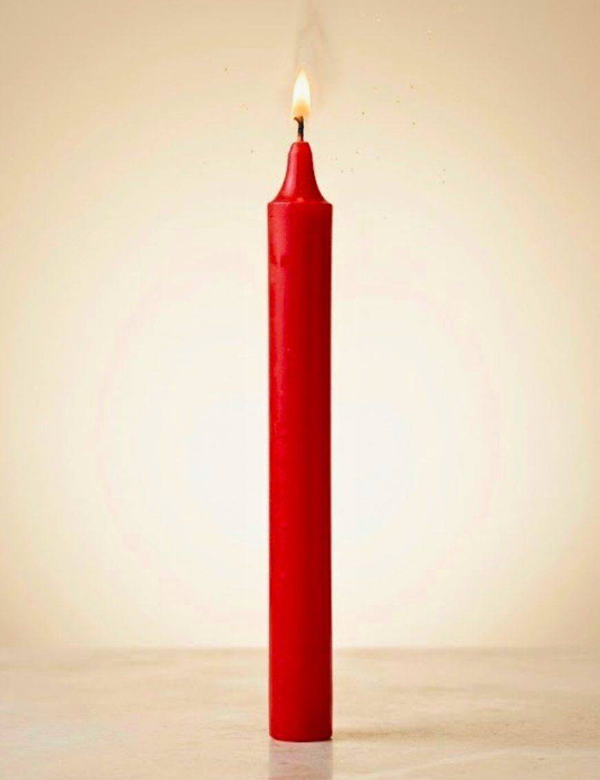 Bougie - Rouge Vif