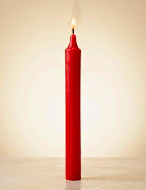 Bougie - Rouge Vif