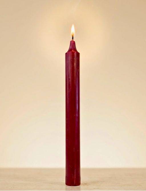 Bougie - Rouge Pourpre