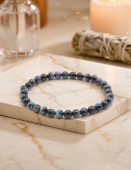 Bracelet Oeil de Faucon 'AA' perles 6mm