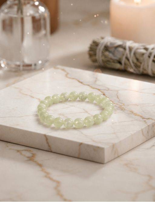 Bracelet perles 8mm - Jade de Chine
