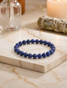 Bracelet perles Lapis Lazuli 6 mm