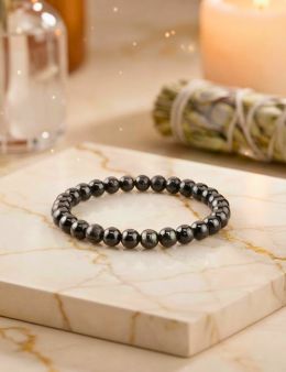 Bracelets perles - 8mm - Tourmaline noire