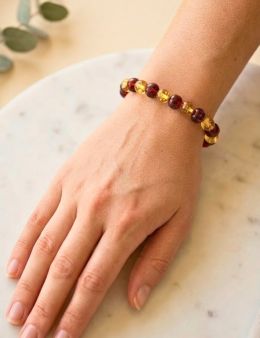 Bracelet Ambre - 8 mm 