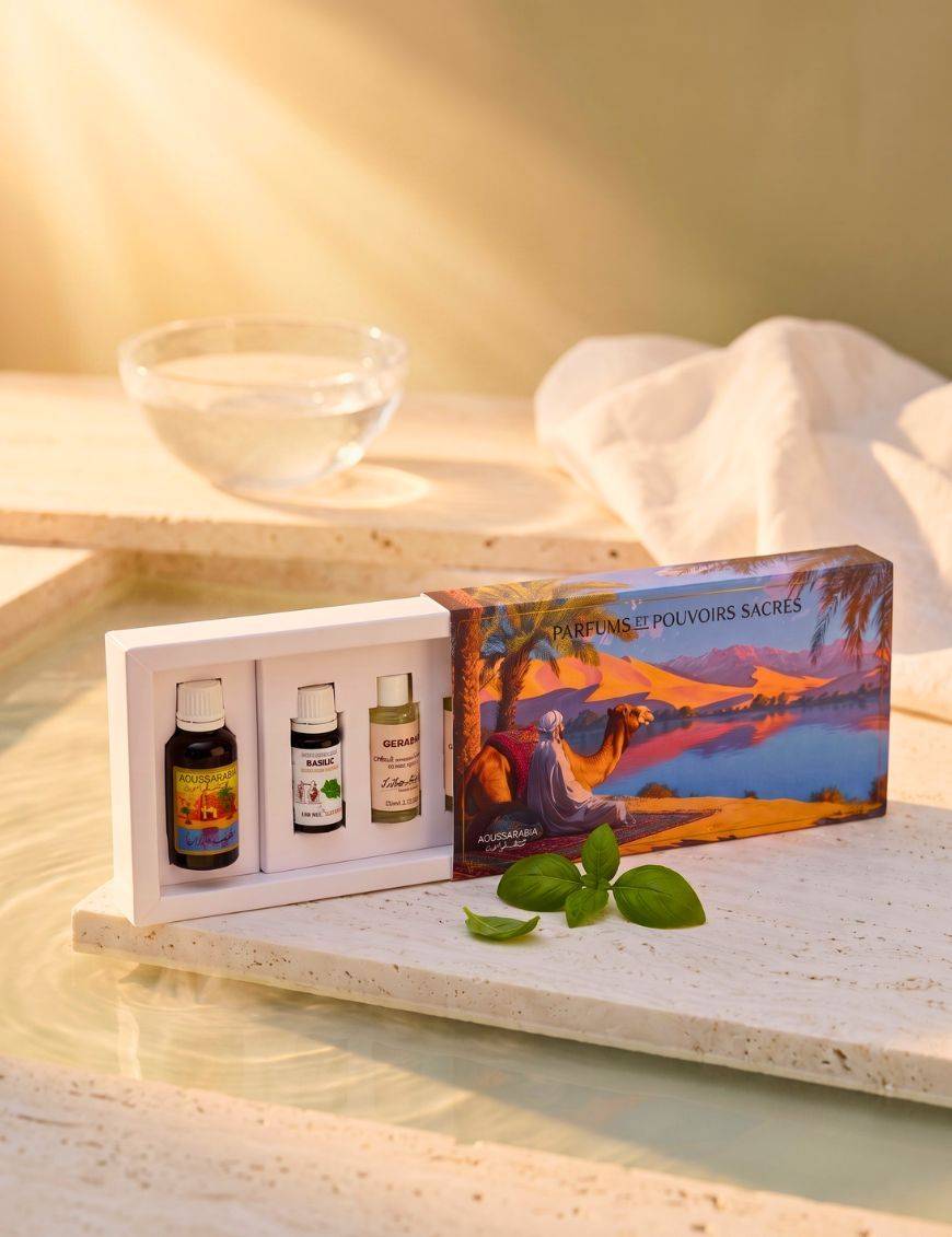Bain Démaré - Purification et Dégagement - 1er bain - Coffret de Parfums Aoussarabia