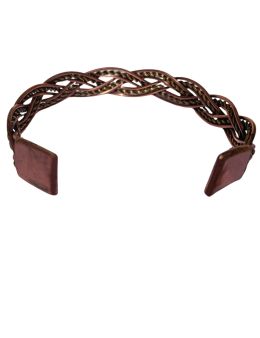 Bracelet Magnétique en Cuivre – Tresse Celtique