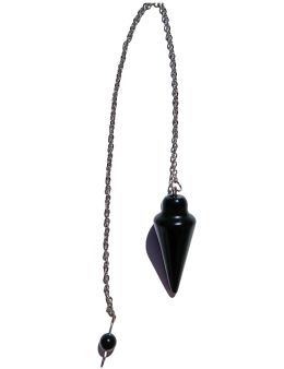 Pendule conique Obsidienne Noire 3.5cm