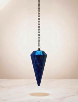 Pendule divinatoire Lapis-Lazuli conique 3.5 cm | Intuition & radiesthésie