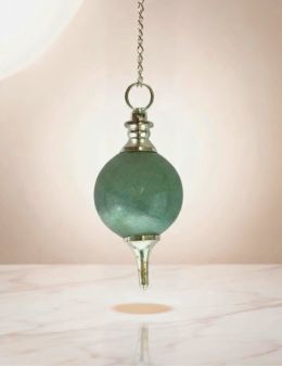 Pendule sephoroton aventurine verte : chance & radiesthésie
