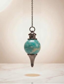 Pendule amazonite : espoir & radiesthésie intuitive