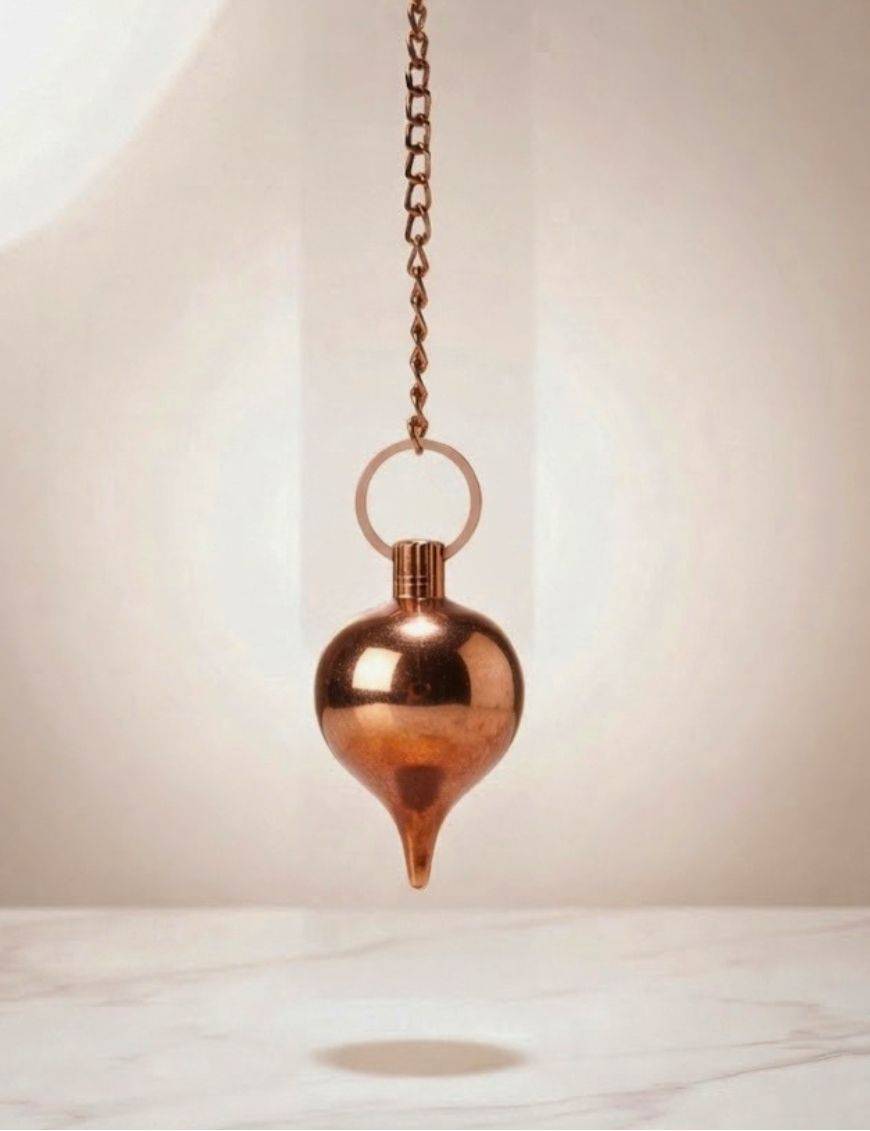 Pendule Séphoroton Métal Doré rose 