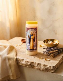 Neuvaine vitrail : Notre Dame du Rosaire