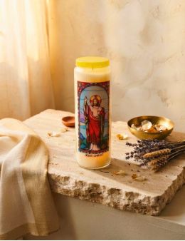 Neuvaine vitrail : Jésus Christ + prière au dos