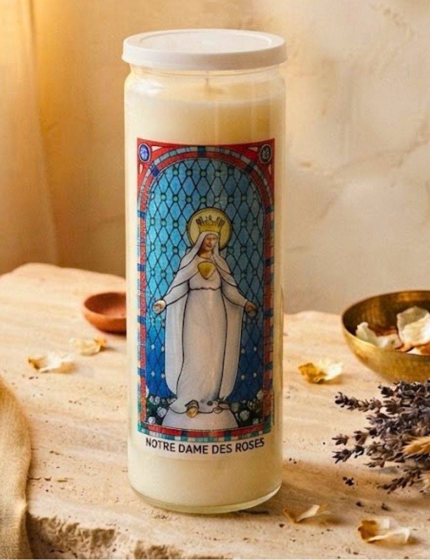 Neuvaine vitrail : Notre Dame des Roses