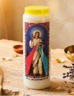 Neuvaine vitrail Jésus j'ai confiance en toi : miséricorde