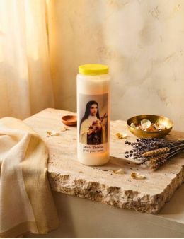 Bougie de neuvaine Ste Thérèse + prière