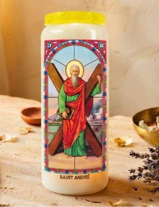 Neuvaine vitrail Saint André : justice, vérité, 9 jours