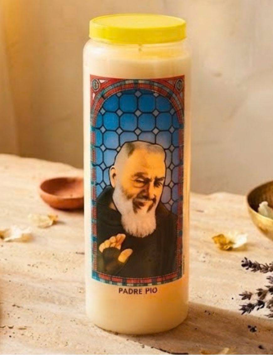 Padre Pio : neuvaine vitrail 9 jours, prière et confiance