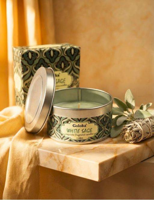 Bougie parfumée Goloka Sauge Blanche 70g