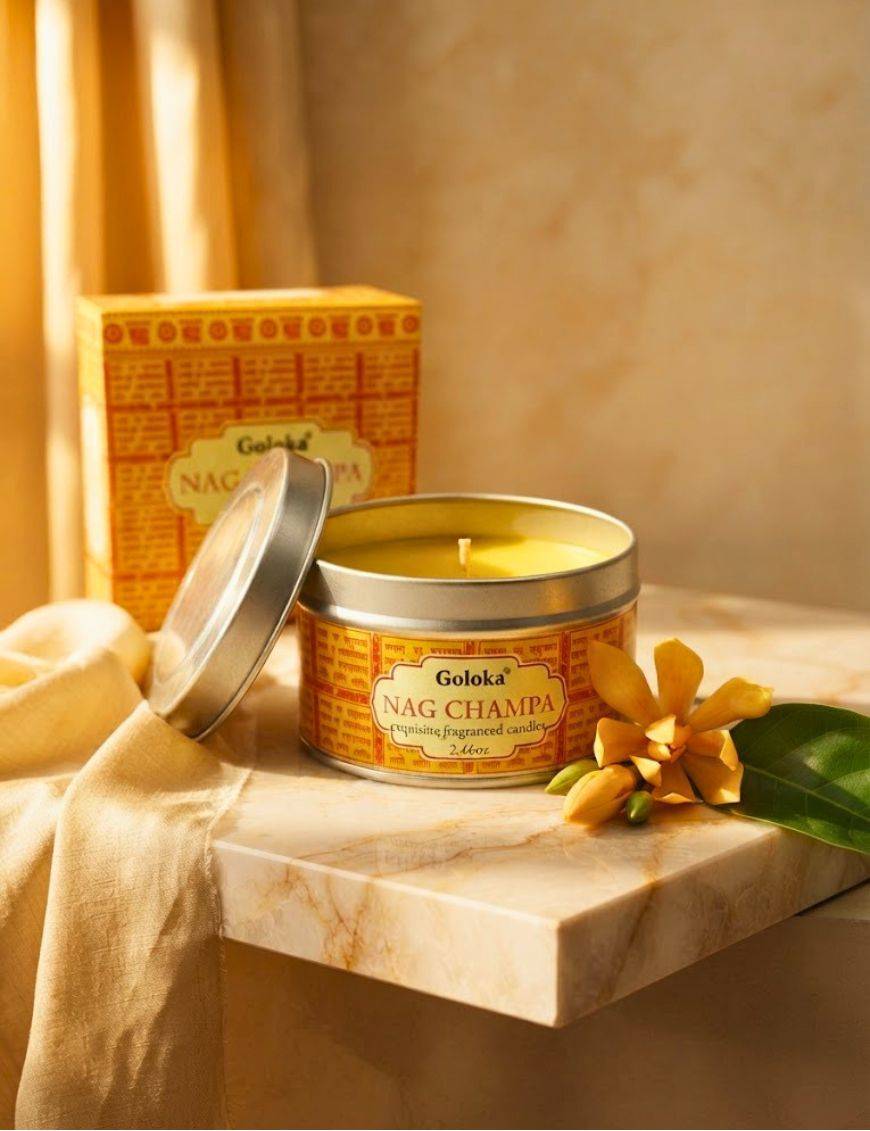 Bougie parfumée Goloka Nag Champa 70g