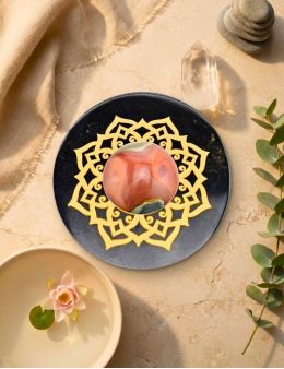 Plaque de rechargement - Shungite - Om - 8cm