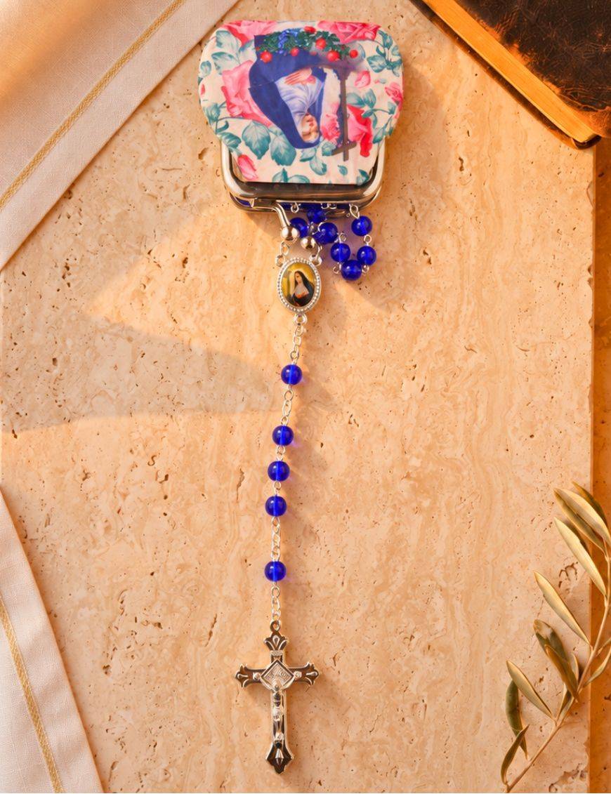 Chapelet de sainte Rita, avec pochette