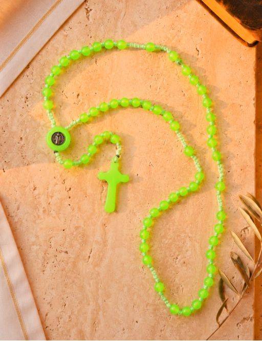 Chapelet corde lumineux saint Benoît, petit prix