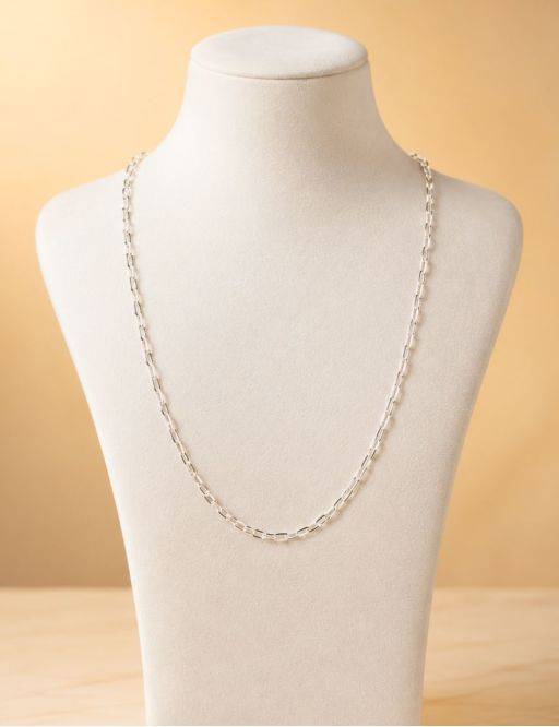 Chaîne en argent 925 - Maillon 3 mm