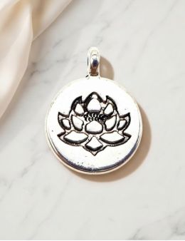 Charme Lotus Argent 2cm