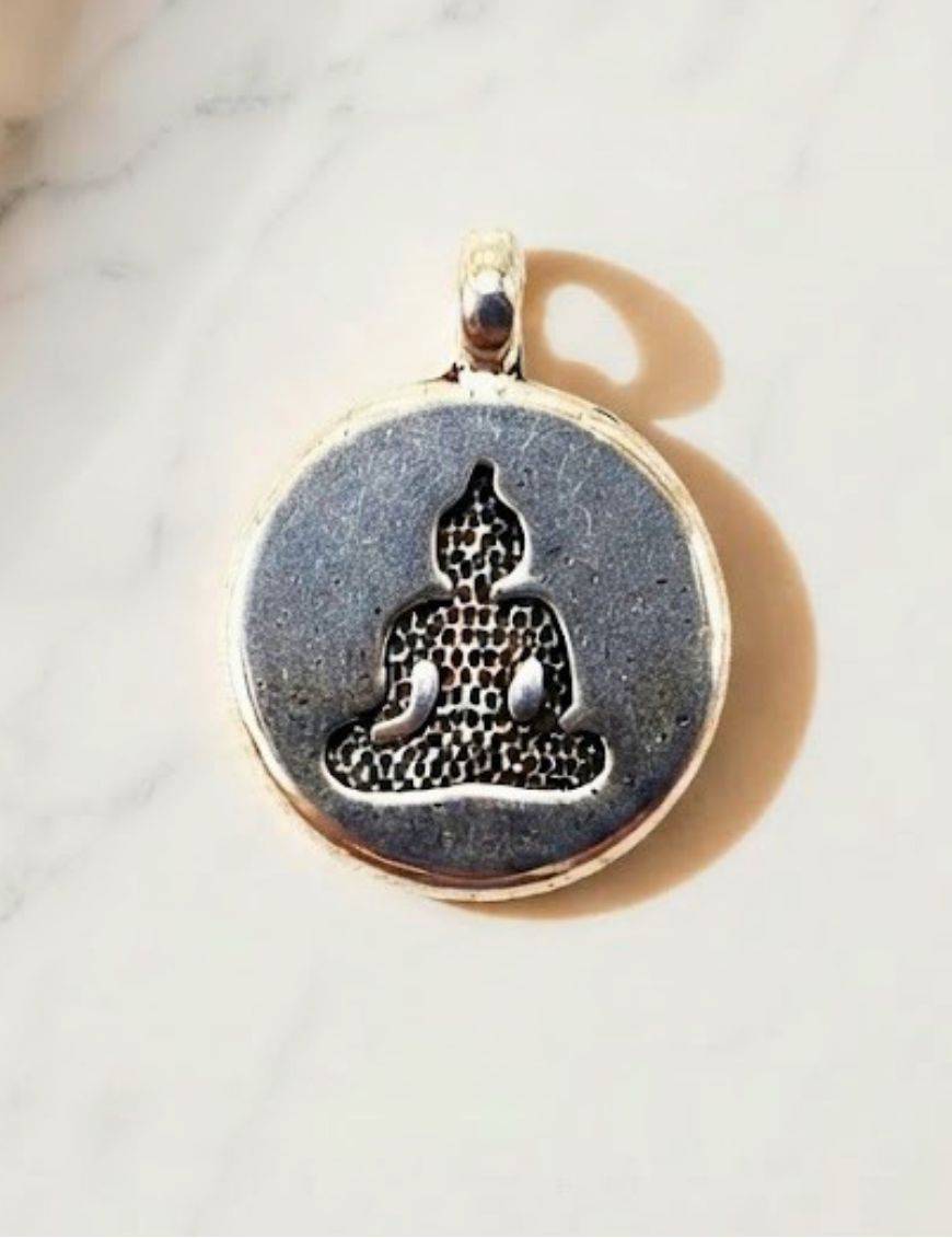 Charme Bouddha Argent 2cm 