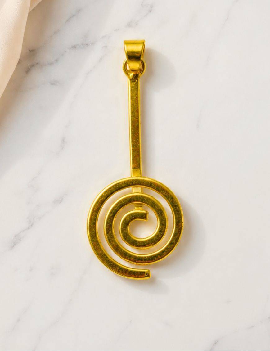 Pendentif Or Porte Donut / Pi 