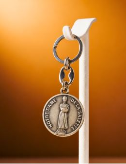 Porte-clé Notre Dame de Salette - Acier
