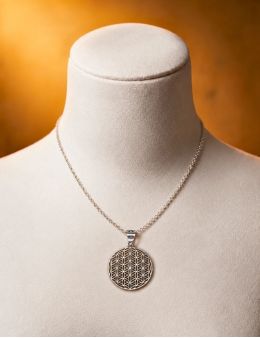 Pendentif Fleur de Vie argent 925 30 mm | Harmonie