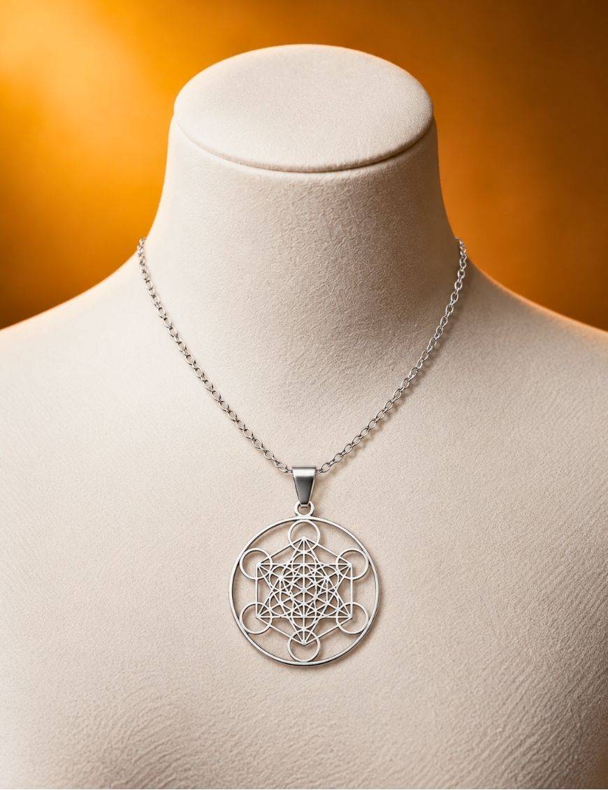 Cube de Métatron argent 925 25 mm | Équilibre discret