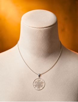 Pendentif pentacle argent 925 - Diamètre 1.5 cm