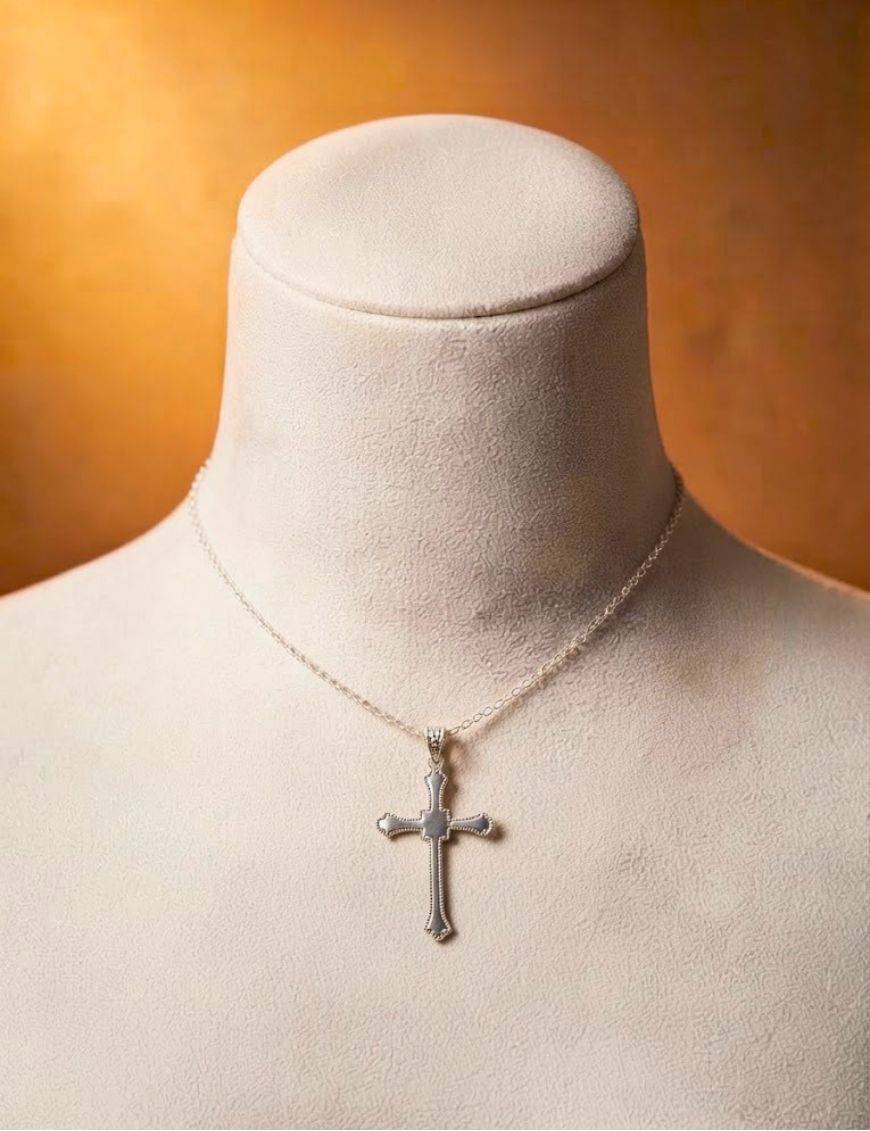 Pendentif croix argent 925