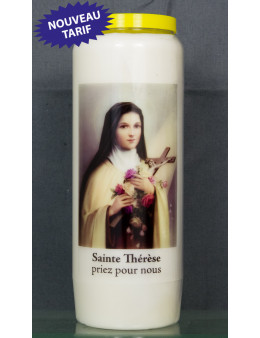 Bougie de neuvaine Ste Thérèse + prière