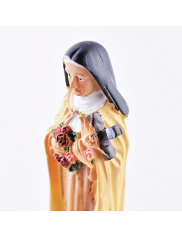 Statue résine peinte à la main Sainte Thérèse