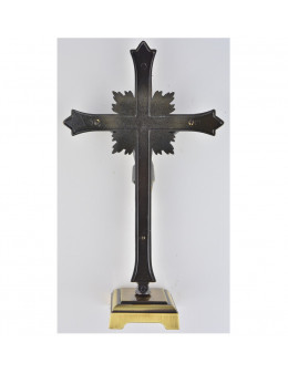 Crucifix bronze moderne 18 cm