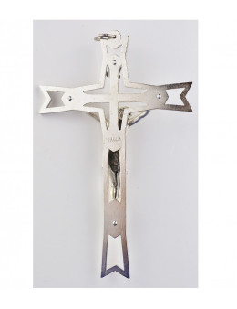 Croix en métal 12 cm avec Christ 