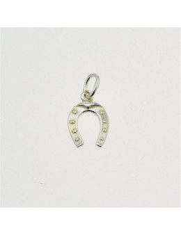Pendentif argent fer à cheval