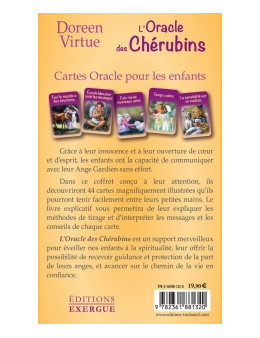 L'Oracle des Chérubins - Cartes Oracle pour les enfants - Doreen VIRTUE - coffret de 44 cartes 10 x 14 -oracle et un livre exp