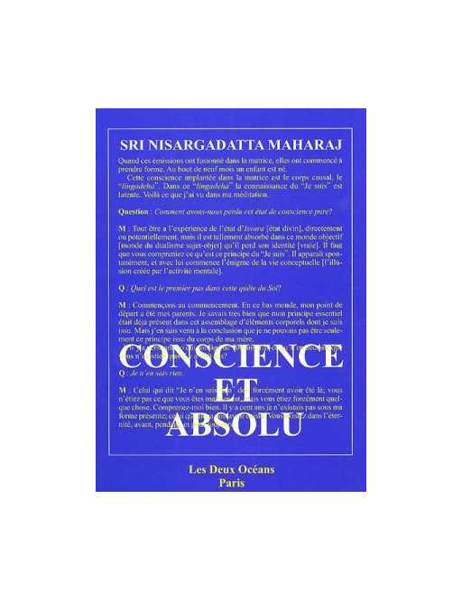 Conscience et absolu - Sri Nisargadatta Maharaj - Ed les deux océans