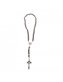 Chapelet Saint Benoit corde et bois