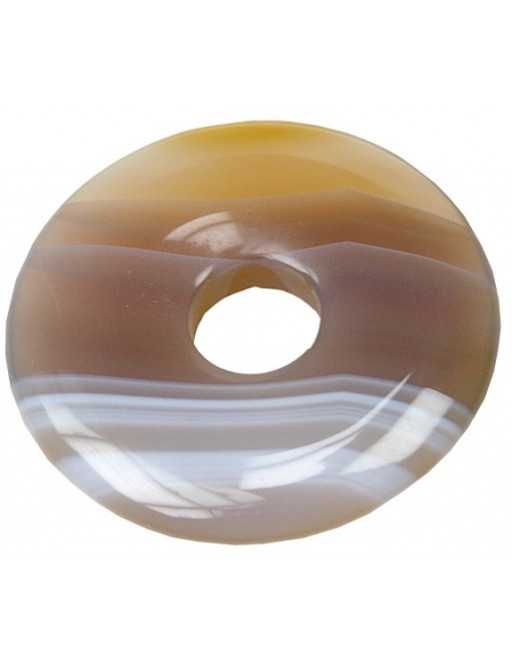 Pi Chinois Agate brune 30 mm
