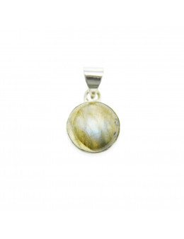 Pendentif argent 925 et labradorite ronde