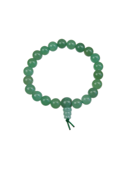 Bracelet mala tibétain Aventurine verte