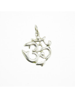 Pendentif argent Om